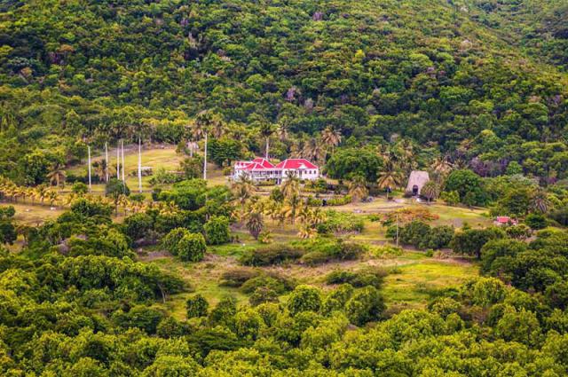 Arial view of this magnificent historical perfectly maintained and manicured property.